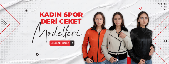 Kadın Deri Spor Ceket